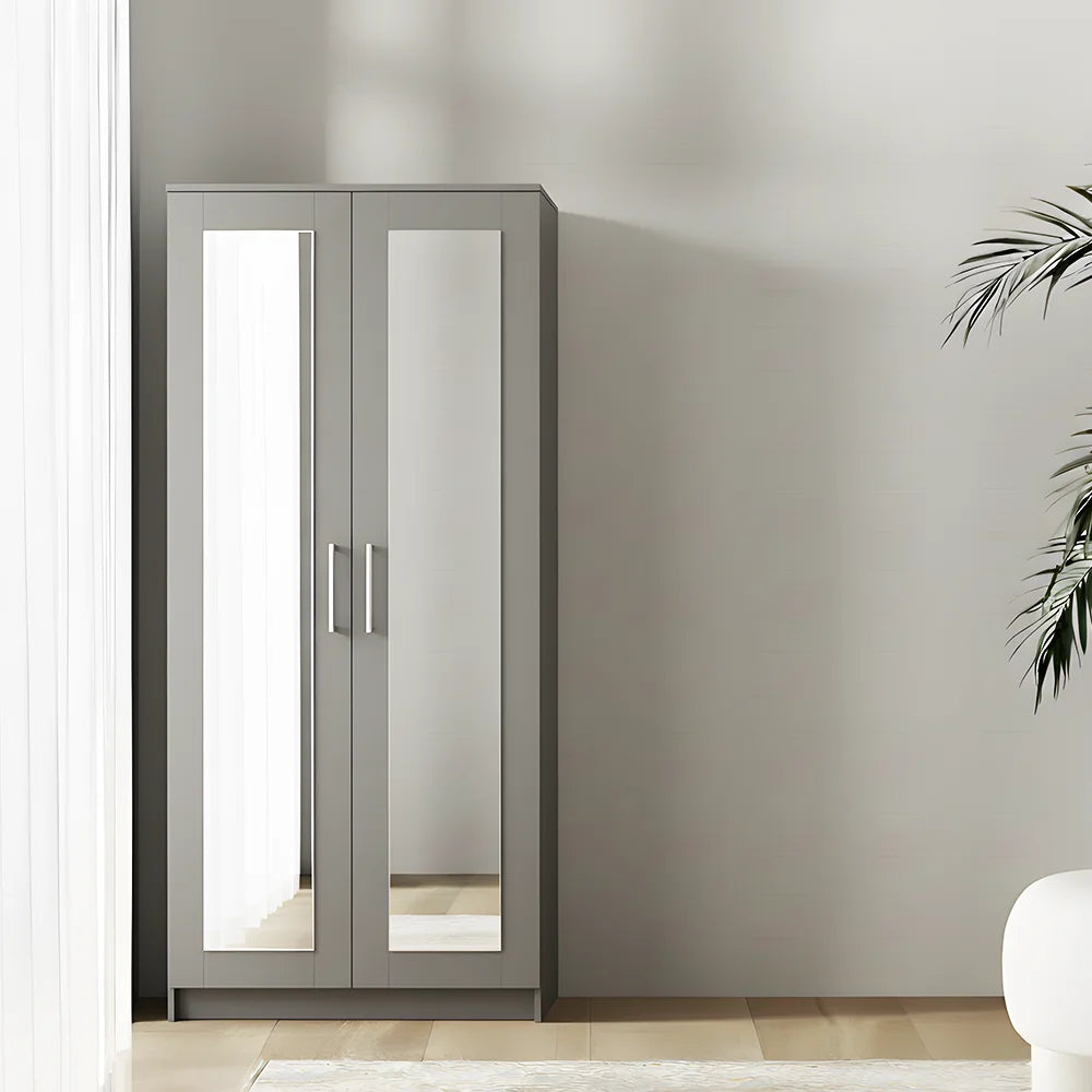 Maison Wardrobe- 2 Door + Shelf + Divider