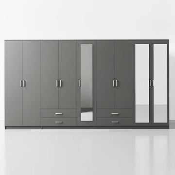 Maison Wardrobe - 9 Door+Railing