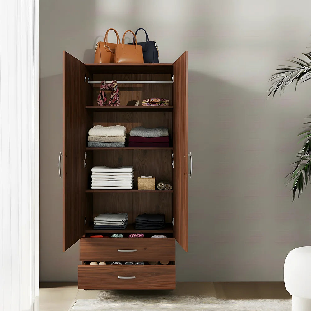 Maison Wardrobe- 2 Door + Shelf
