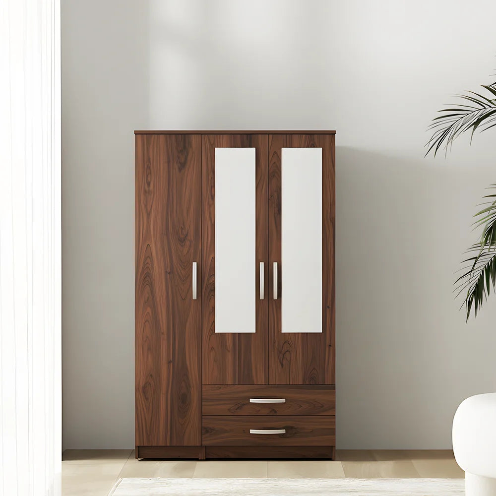Maison Wardrobe- 3 Doors + Shelf + Divider
