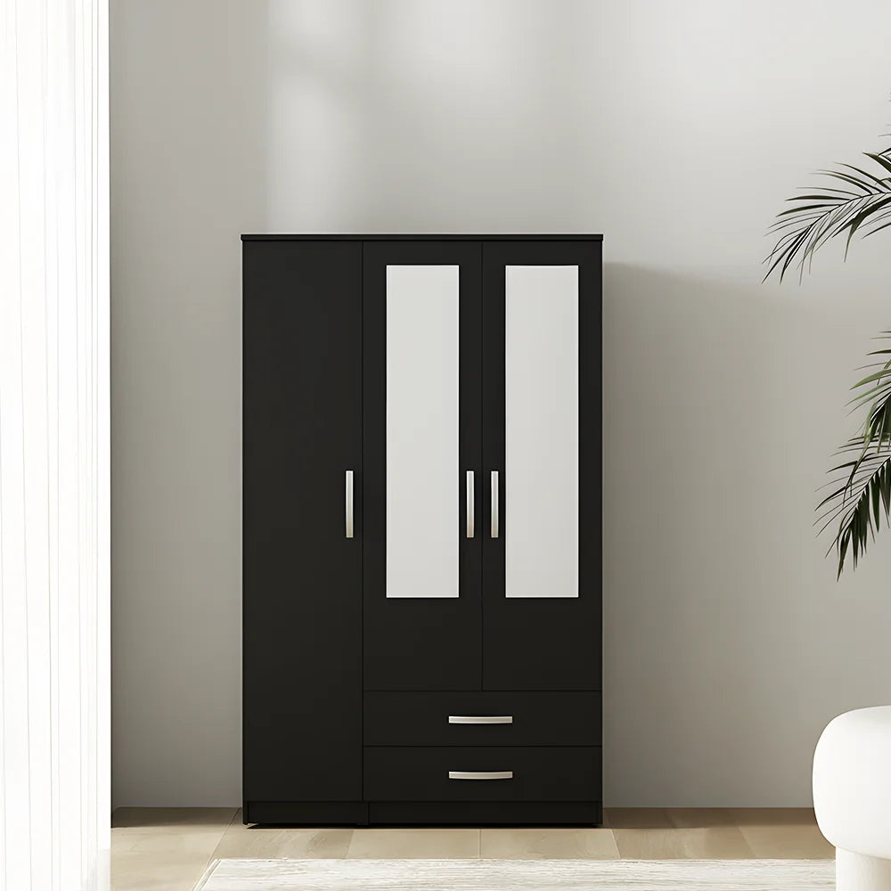 Maison Wardrobe- 3 Doors + Shelf + Divider