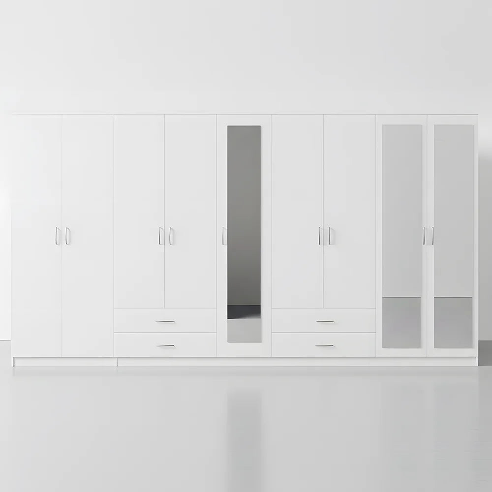 Maison Wardrobe - 9 Door+Railing