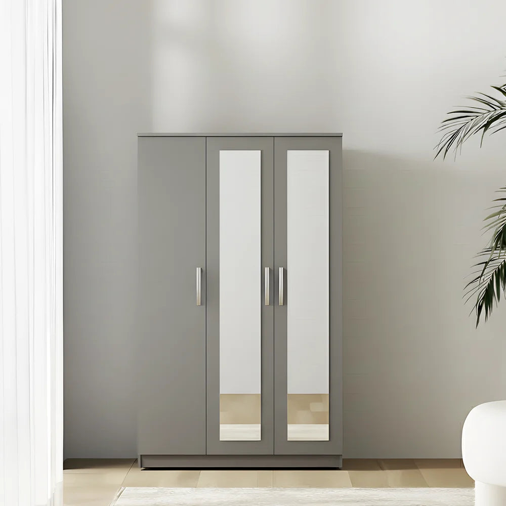 Maison Wardrobe- 3 Doors + Shelf + Divider