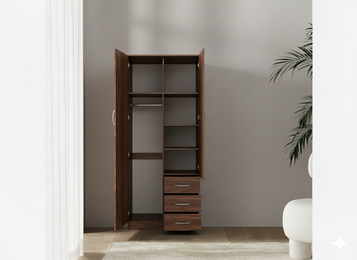 Combie Wardrobe- 2 Doors