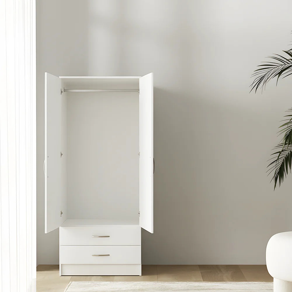 Maison Wardrobe- 2 Door + Shelf + Divider