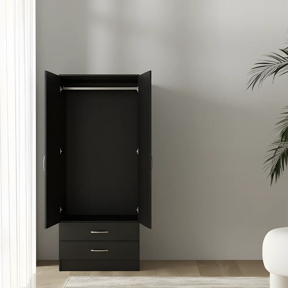 Maison Wardrobe- 2 Door + Shelf + Divider