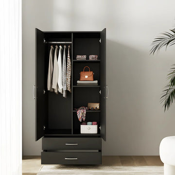 Maison Wardrobe- 2 Door + Shelf + Divider
