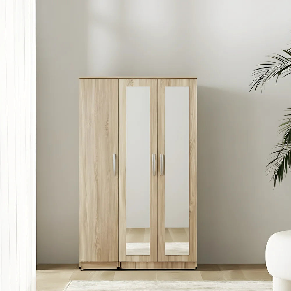 Maison Wardrobe- 3 Doors + Shelf + Divider