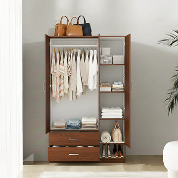Maison Wardrobe- 3 Doors + Shelf + Divider