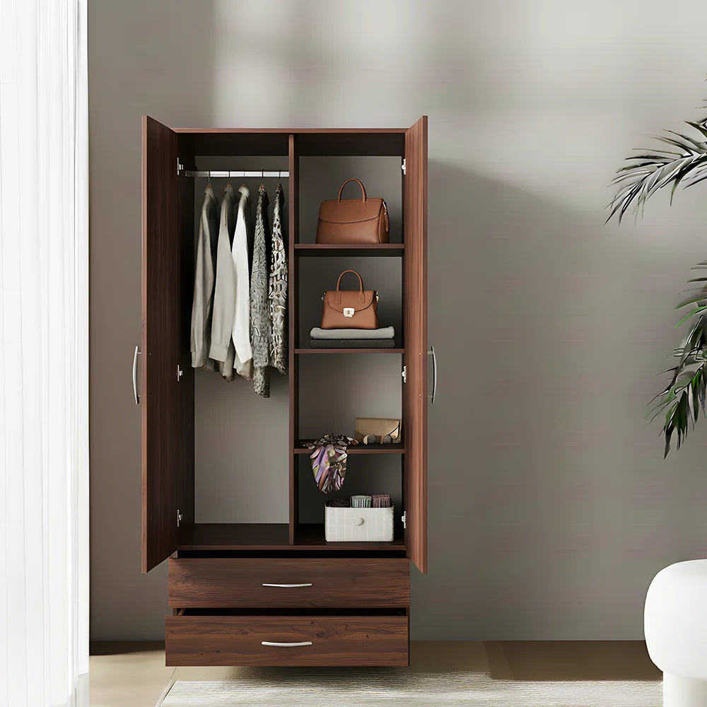 Maison Wardrobe- 2 Door + Shelf + Divider
