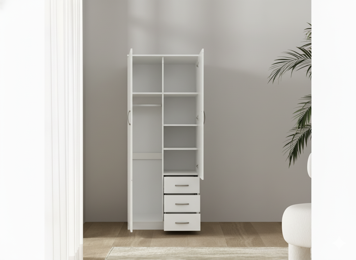 Combie Wardrobe- 2 Doors