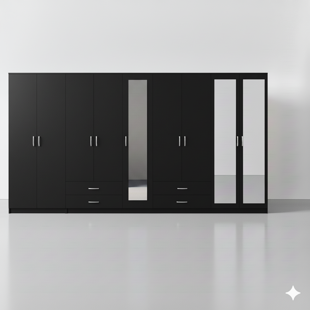 Maison Wardrobe- 9 Doors