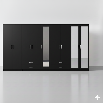 Maison Wardrobe- 9 Doors