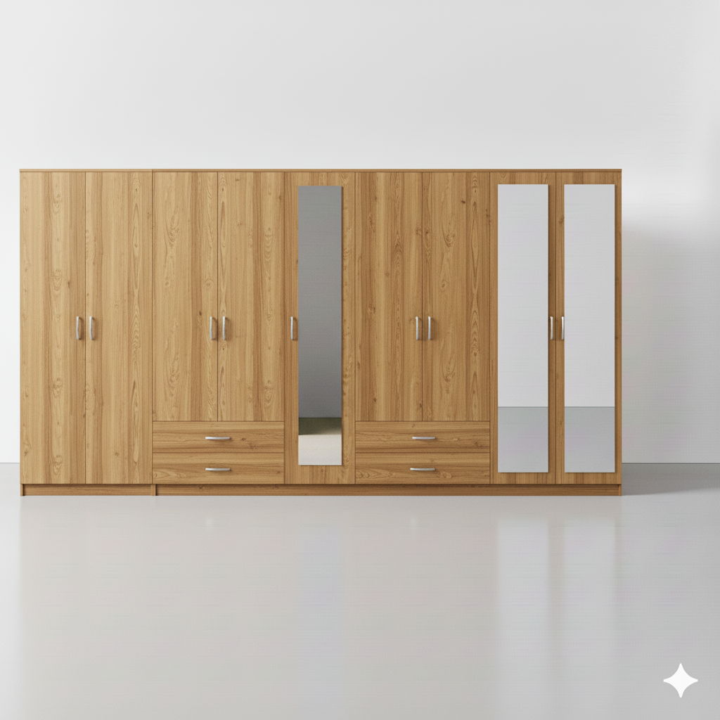 Maison Wardrobe- 9 Doors