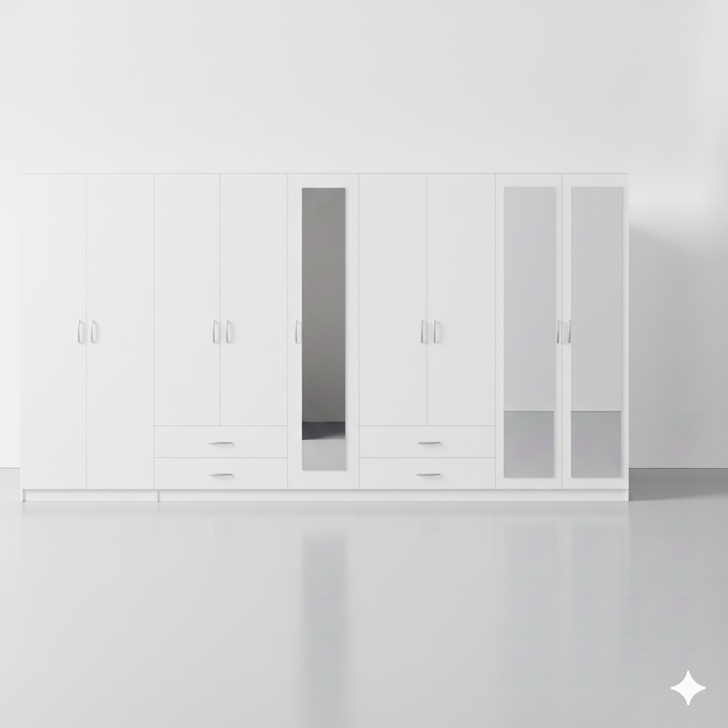Maison Wardrobe- 9 Doors