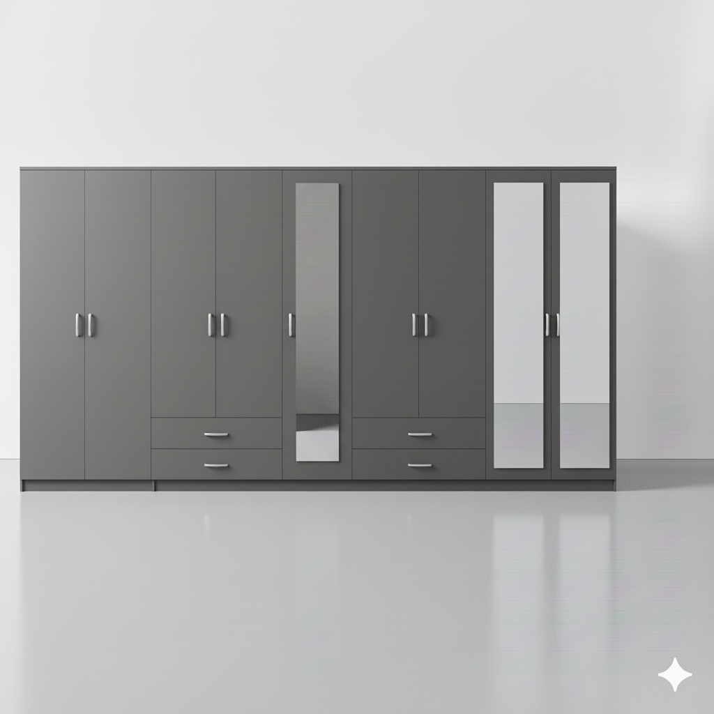 Maison Wardrobe- 9 Doors
